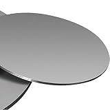 UpGBRF Reines Eisenblech Rundes Flache A3 Eisenplatte Eisenmaterial Metallmaterial Für Laborversuche, Dicke 1,2 Mm,Diameter:65mm