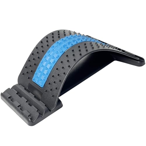 Back Stretcher for Back Pain Relief and Relaxation Adjustable Portable Lumbar Traction Support