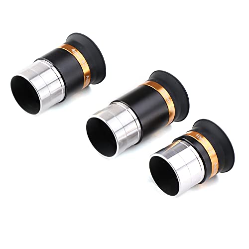 Starboosa Eyepiece Set Eyepiece For Telescope 62 °Wide Angle Aspheric Eyepiece - 1.25 Inch Aspheric Eyepiece - The Upgraded Eyepiece Comes With A Soft Eyecup [4Mm, 10Mm, 23Mm Eyepiece Set] #TOP6