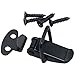 FMHXG 6PCS Spring Loaded Duckbill Hasp Small Hasp with Screws Metal Hasp Luggage Buckle Toolbox Toggle Latch Miniature Toolbox Box Spring Loaded Hasp Black