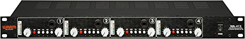 Warm Audio WA-412 4 Channel Microphone Preamp and Instrument DI, Black