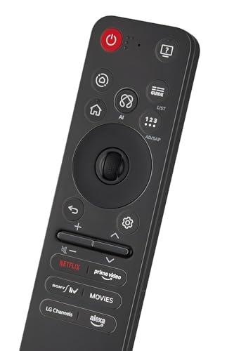 Image of Remote Compatible with Original LG AI Magic Television, Remote Control for LG TVs: OLED, QNED, UHD, LED, LCD (MR25GA)