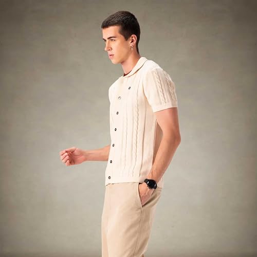 Members Only Men's JC Polo Cable Sweater3