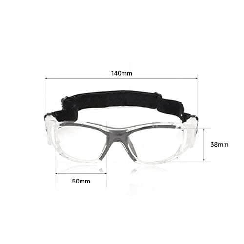 Image of Children Basketball Goggles for Boys & Girls, Clear Lens Teenage Sports Glasses, Protection Soccer Glasses