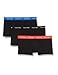 Produktbild Calvin Klein Herren LOW RISE TRUNK 3PK Boxershorts, B-blau/Erdbeerfeld/schwarz, L (3er Pack)