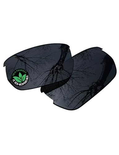 Image of Raydi Polycarbonate Replacement Lenses for Wiley X Valor Sunglasses - Solid Black - Polarized
