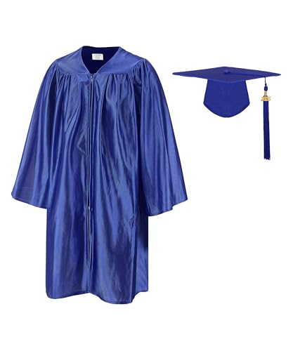 SAMDEEMI Shiny Graduation Gown Set