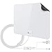TV Antenna - 1byone Amplified 50 Mile HDTV Digital Antenna Powerful Amplifier Signal Booster for All TV 4K UHF VHF 1080P Local Channels with 20ft Coaxial Cable