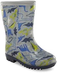 Carter's Boy's Nick Rain Boot, Grey, 11 Little Kid Review | Image 5