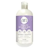 Health Extension Ari Dog Shampoo for Sensitive Skin (16 Oz) Deep Cleansing for Dry, Itchy Skin Relief Grooming with Lavender & Eucalyptus for Dogs & Puppies