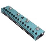 Alomejor Digitaler Multieffekt-Pedalprozessor für E-Gitarren Zur Klangformung, Hallverzögerung, MOD AMP für Künstler