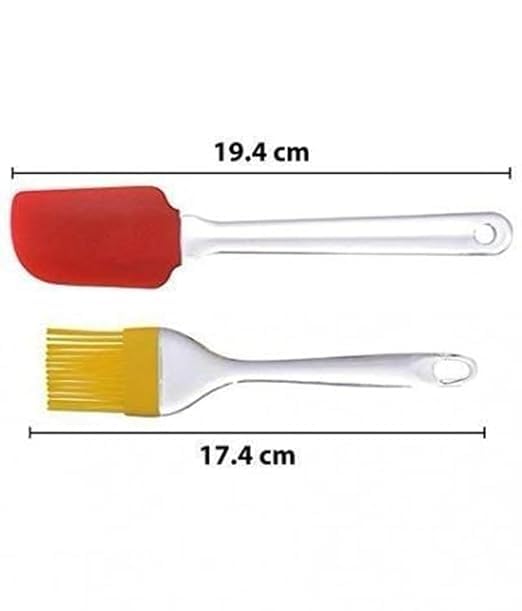 Image of 6 Pcs Round Reusable Silicone Air Fryer Liners Set - Non-Stick Air Fryer Basket, Glass Oil Sprayer Bottle (200ml), Silicone Spatula & Brush, Kitchen Accessories for Microwave Oven & Baking