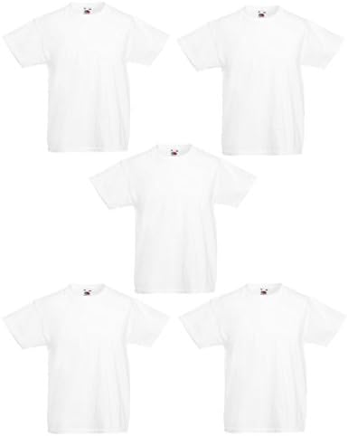 Fruit of the Loom Boy’s 61-019-0 T-Shirt (Pack of 5)