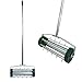 Heavy Duty Rolling Lawn Aerator,Rolling Lawn Aerator, Rotary Push Tine Spike Soil Lawn Aerator Gardening Tool with 3-Piece Long Steel Handle for Garden Yard Grass Maintenance,Garden Yard Rotary Push