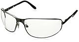 Harley-Davidson HD501 Safety Glasses with Silver Matte Frame and Clear Tint Hardcoat Lens