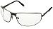 Harley-Davidson HD501 Safety Glasses with Silver Matte Frame and Clear Tint Hardcoat Lens