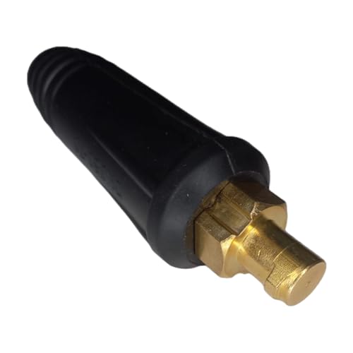Kit 2 Conector Engate Rápido Macho 13mm Terminal Inversora Maquina de Solda