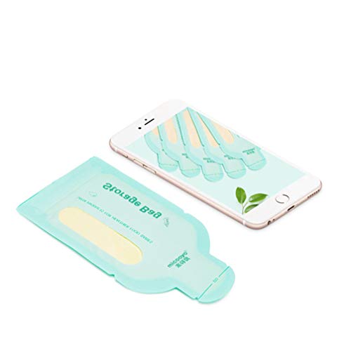 NUOBESTY Bolsa Giratória Descartável de 30 Unidades à Prova de Vazamento de Sacos de Armazenamento d