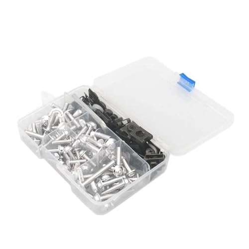 ���i �I�[�g�o�C�t�F�A�����O�{���g�i�b�g�L�b�g �ɓK������X�Y�L GSX 8S Sv650 Sv V�c���[ DL 650 �ɓK������u���o�[�h M109r �{�f�B�t�@�X�i�[�N���b�v �l�W�i�b�g �ˑ��L�b�g(Silver)