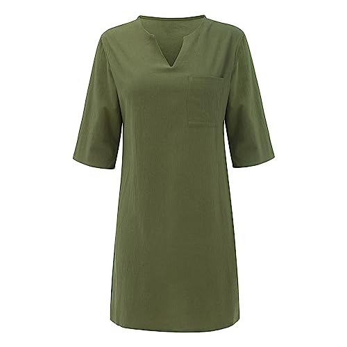 Robe d'été à manches courtes fluide pour habiller vos sorties sans complexe - 4