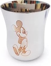 Super HK Stainless Steel Mickey Character Drinking Glass for Water/Milk for Kids – 100 ML Each Glass (1)