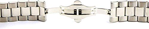 Swiss Legend 24Mm 7.5" Stainless Silver Watch Band Strap Bracelet Fits 45Mm Swiss Legend World Timer Watch #TOP4