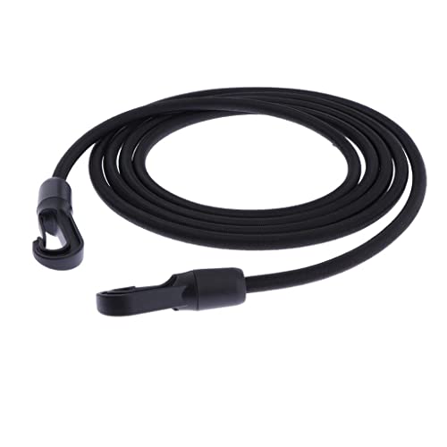 Cuerda extensible y cordón elástico con ganchos y clips inoxidables de 2.5m 6