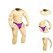 Colaxi Muscle Suit Costume Padded Fashion Halloween Costume for Carnival Party Supplies, M