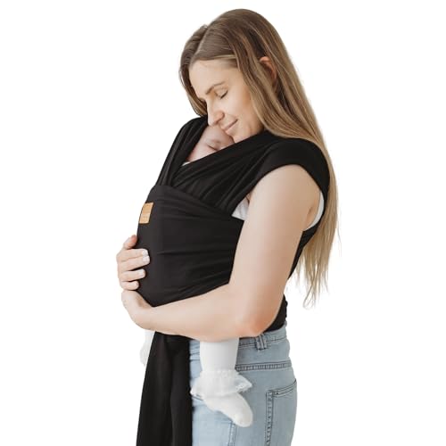 Babytragetuch Tragetuch Neugeborene bis Kleinkind Tragetuch Stretchy Baby Wraps - Babytragetuch Sicherheit getestet, Freisprech-Baby-Tragetasche, Neugeborenes Tragetuch - Babytrage
