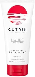 Hohde Arándano Tonificación 200 ml Un tratamiento rico en pigmentos para el cabello rojo, que refresca y mantiene el brillo y el brillo entre tratamientos de color
