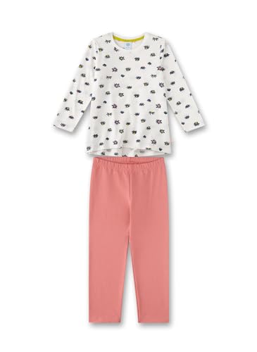 Pyjama fille Sanetta 233350 ensemble coton beige pour nuit confortable