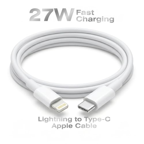 Image of Arch 27 Type C to Lightning Cable, 1M, White, Pack of 2