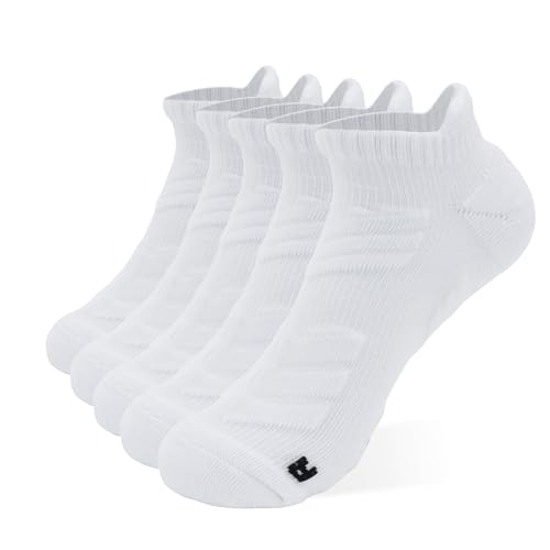Ankle Socks Men With Heel Tab Cushion Wicking Low Cut Padded Moisture Mens Athletic Socks Size 8-11