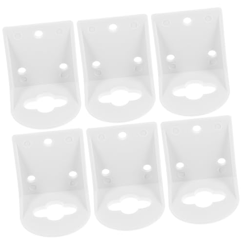 Beaupretty 20個 直飲み用対応蛇口ホルダー 直角ユニバーサル字ブラケット 水 システム用壁掛け支架 プラスチック製耐久性吊り下げ用