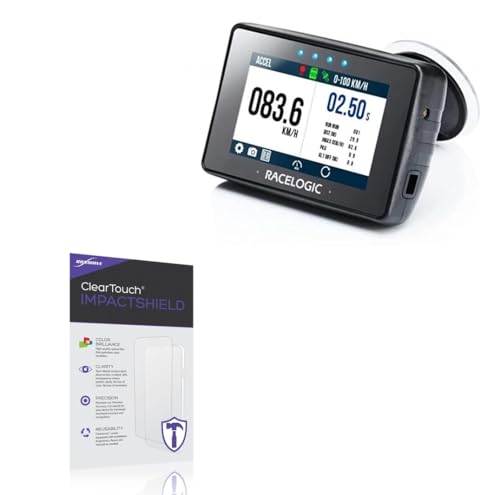 BoxWave Screen Protector Compatible with Racelogic Performance Box Touch RLPBT-V1 - ClearTouch ImpactShield (2-Pack), Impenetrable Screen Protector Flexible Film