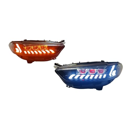 Phares Ford Mondeo 2013-2016 avec feux de jour dynamiques et clignotants à LED intégrés