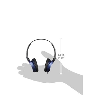 Sony Headphones MDR-ZX310: Closed-type Foldable Blue Costa Rica | Ubuy