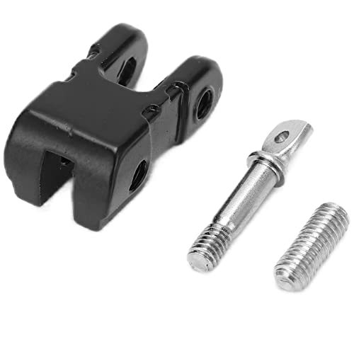 RC Winch Hook Metal RC Winch Rock Tow Hook Durable Vehicle Accessory for 1/10 RC Car SCX10 Redcat Iron 18x10x8mm (Black)
