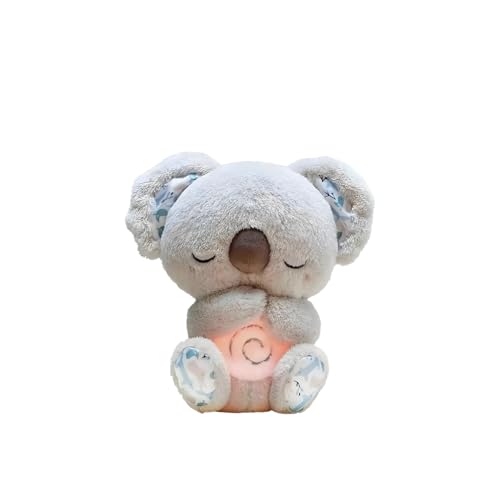 RODASS Breathing Koala Stuffed Animal - with Soothing Music &