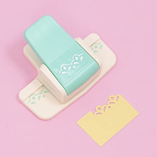 Craftelier - Lever Punch Press for Making Decorative Sequin Edges with Small Flowers on Paper and Cardboard Special for Scrapbooking | Size Approx. 4,5 x 2,95 x 4,8 cm