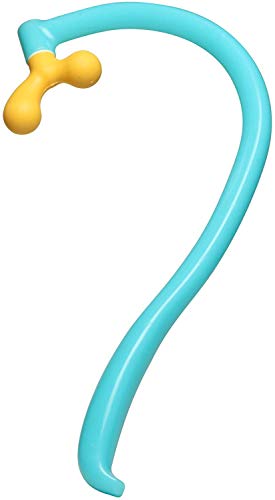 Back Neck Shoulder Stick Massager - Manual Handheld Personal Cordless Professional Shiatsu Massage Therapy Tool with Trigger Point Adjustable Knobs for Hard to Reach Lower Body Head Scalp Massaging