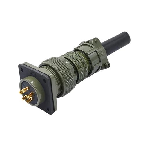 Conector MIL-C MS3102 circular tipo 5015 16S-8 con socket 3102 16-1P, 1 pieza 5