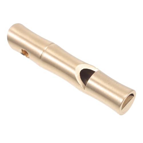 LALAFINA Outdoor High Decibel Brass Survival Whistle…