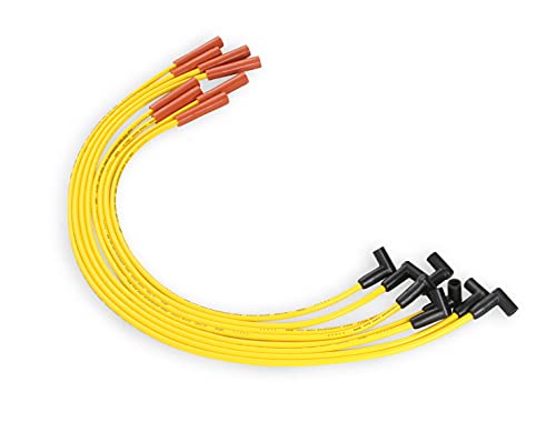 Accel 4071 Spark Plug Wire Set - Super Stock Graphite Core 8Mm - Yellow #TOP2