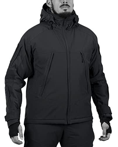 Veste à capuche d'hiver tactique pour homme UF Pro thermique
