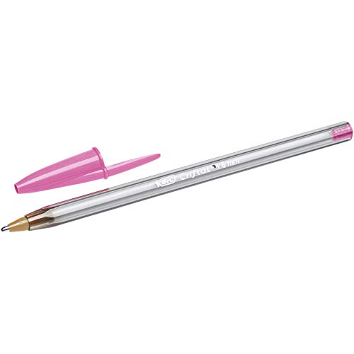 Bic Cristal Fun Ballpoint Pens Wide Point (1.6 Mm) - Pink, Box Of 20 #TOP3
