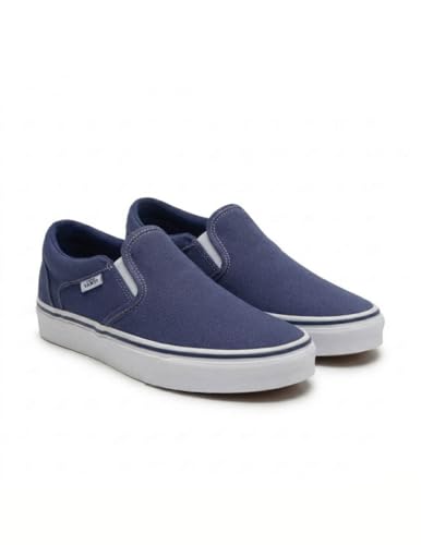 Image of Vans Men's Asher Slip-on Shoe - Comfortable Sneakers for Walking, Fashion & Everyday Wear