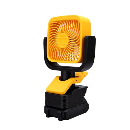 Ventilador de camping portátil para tienda de campaña y cama de noche 4