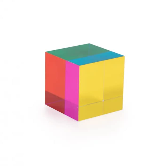 The Original CMY - Cubo de color degradado de 4 cm, juguete de escritorio único fabricado en Japón