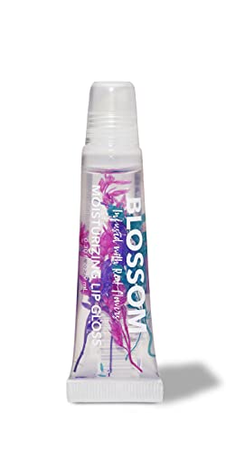Blossom Scented Moisturizing Lip Gloss Tubes, Infused With Real Flowers, 0.3 Fl. Oz/9Ml, Raspberry #TOP13
